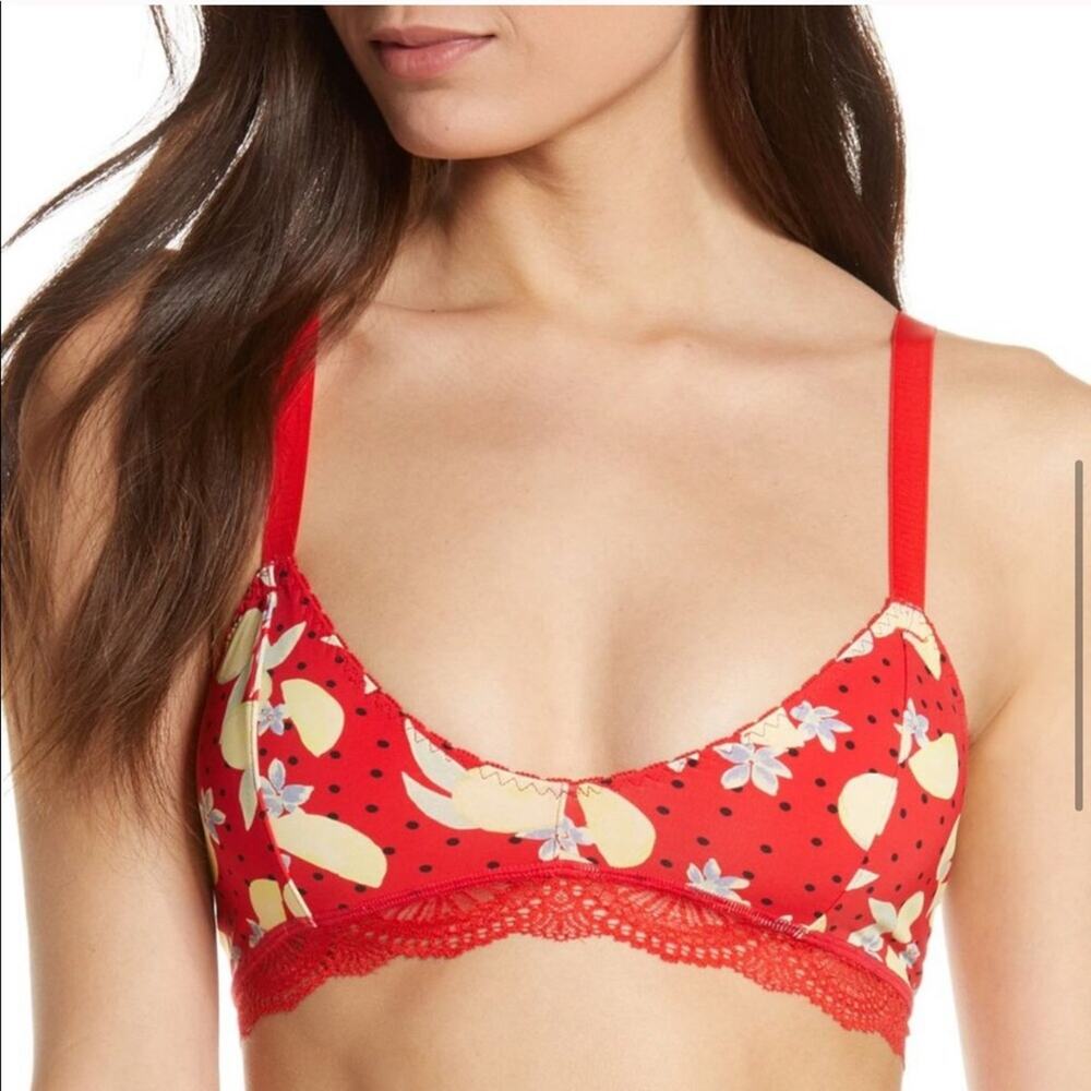 Intimately By Free People Mari Lemon Bralette Size Medium